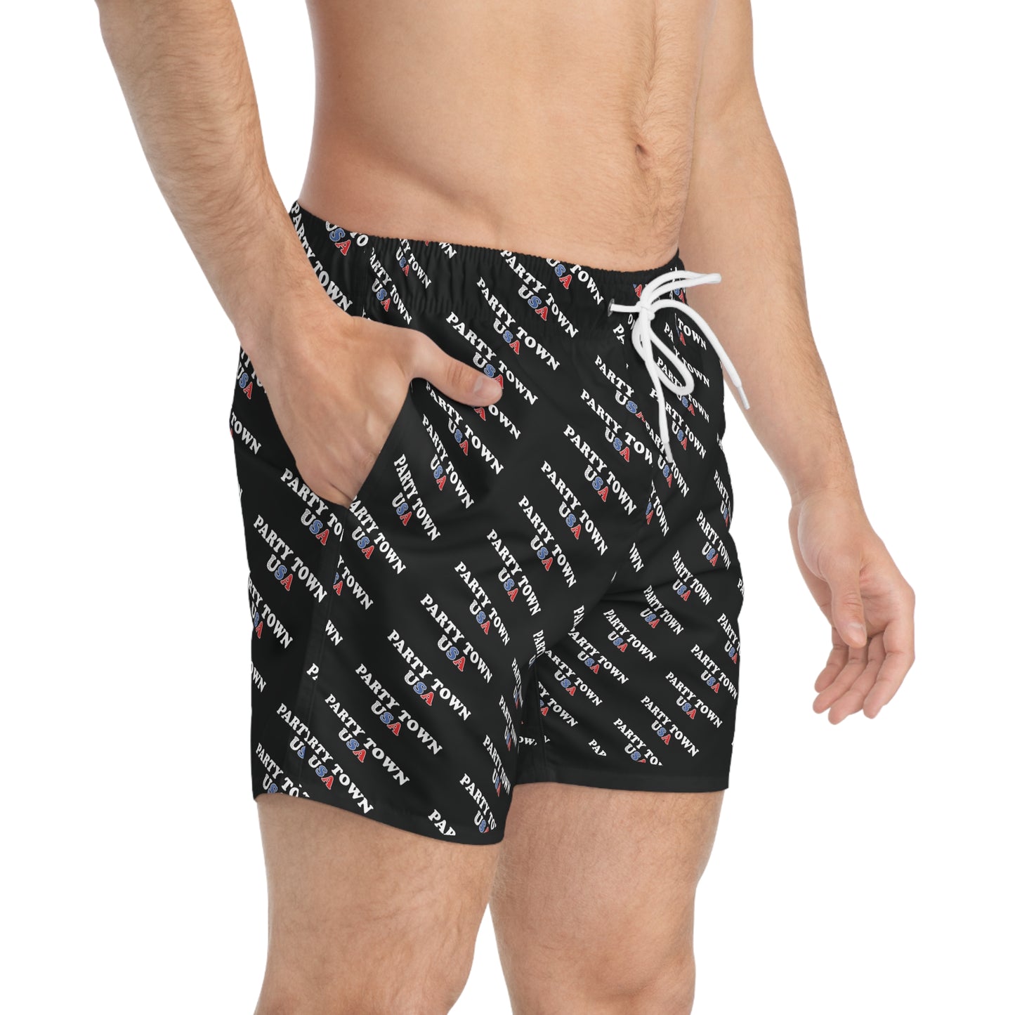 Party Town Swim Trunks