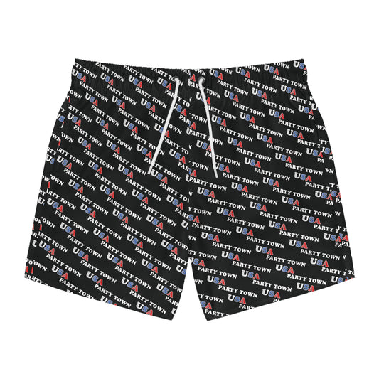 Party Town Swim Trunks