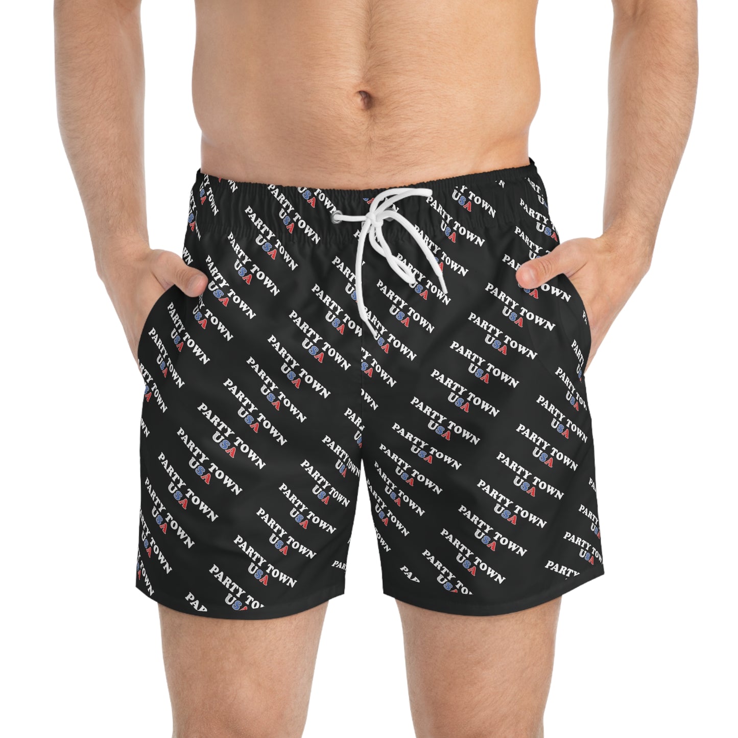 Party Town Swim Trunks