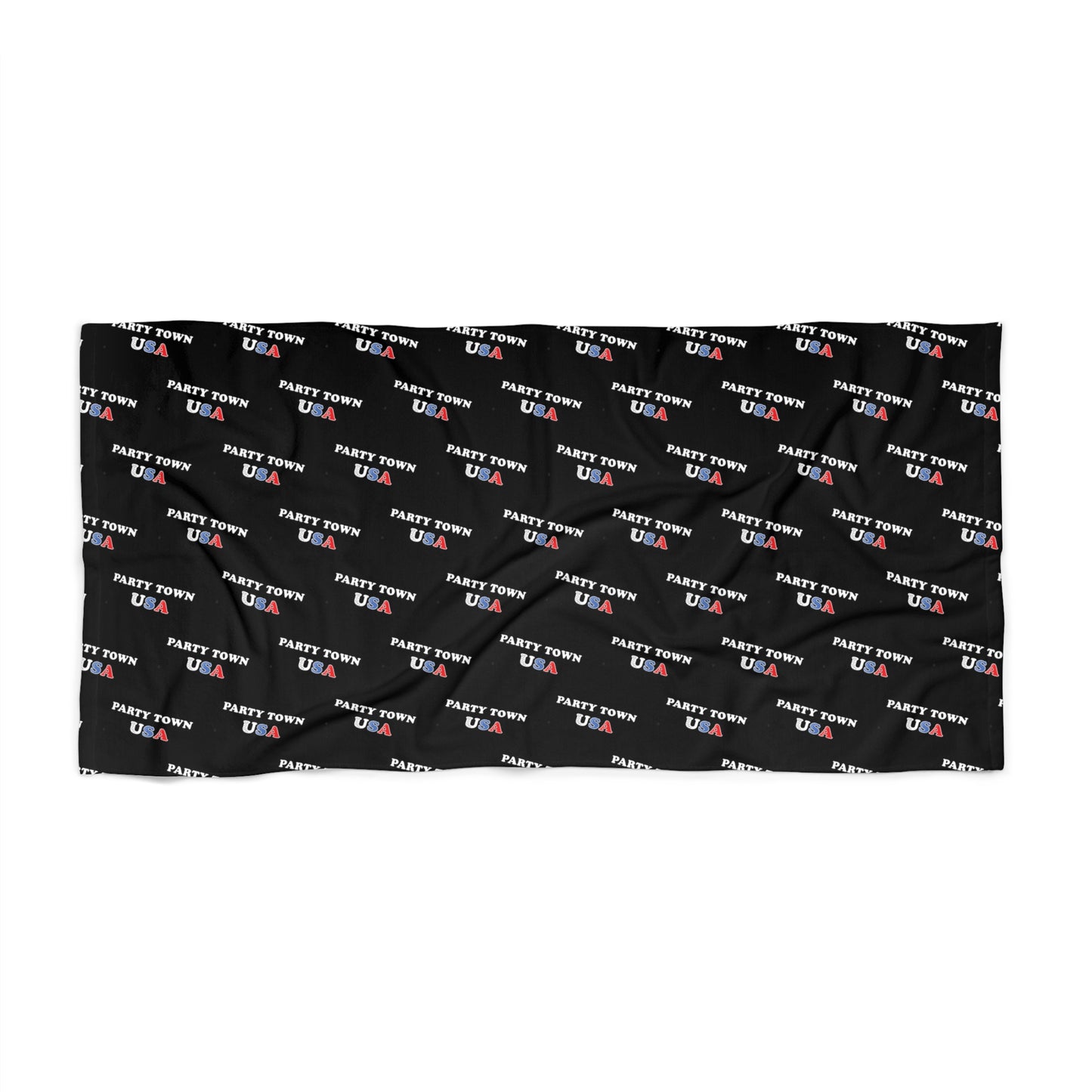Party Town Beach Towel